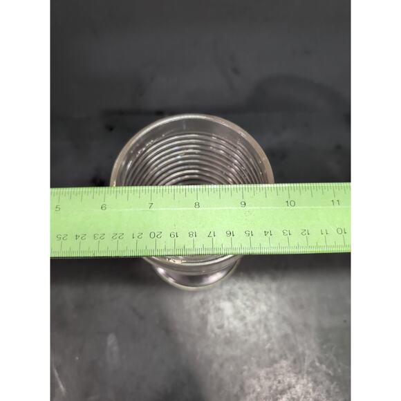 Anchor Hocking Manhattan Style Glass, Ribbed Clear Glass, Vintage‎ Glassware - Picture 9 of 9